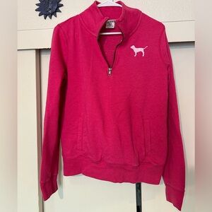 PINK Victoria’s Secret Quarter Zip Sweater
